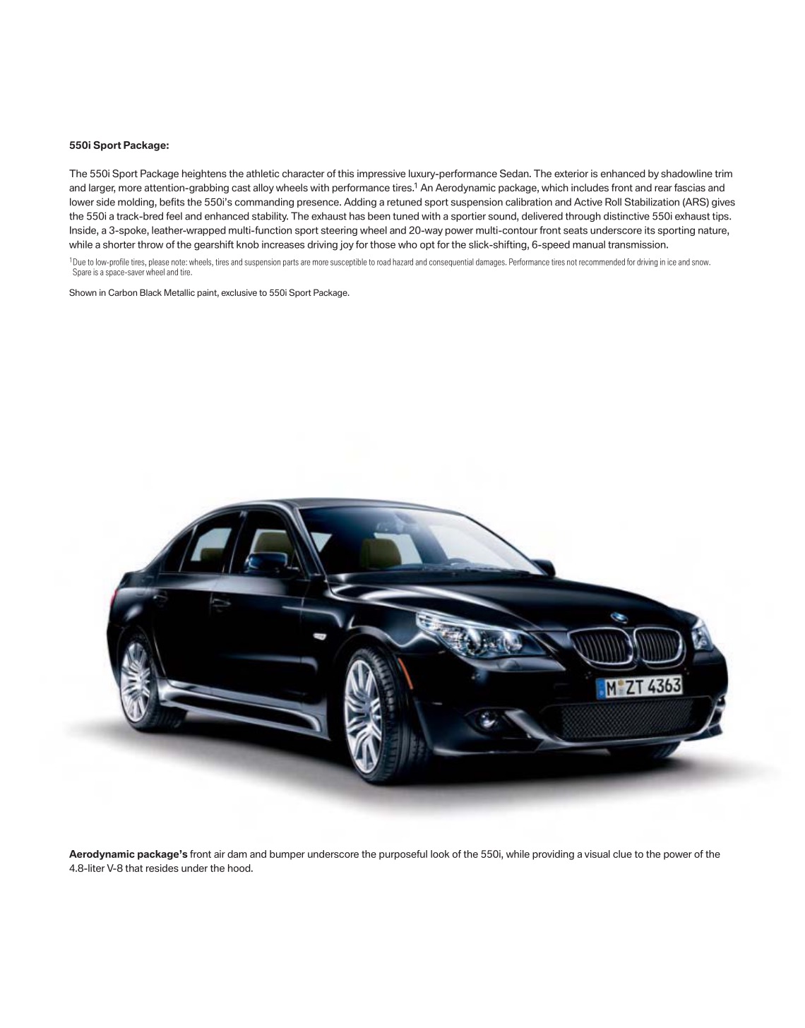 2008 BMW 5-Series Brochure Page 6